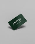 a green card with white text