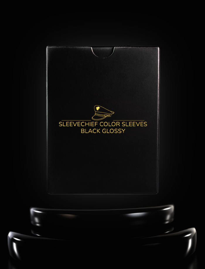 ELITE SERIES - Glossy Black Color Sleeves (70PCS) - sleevechief