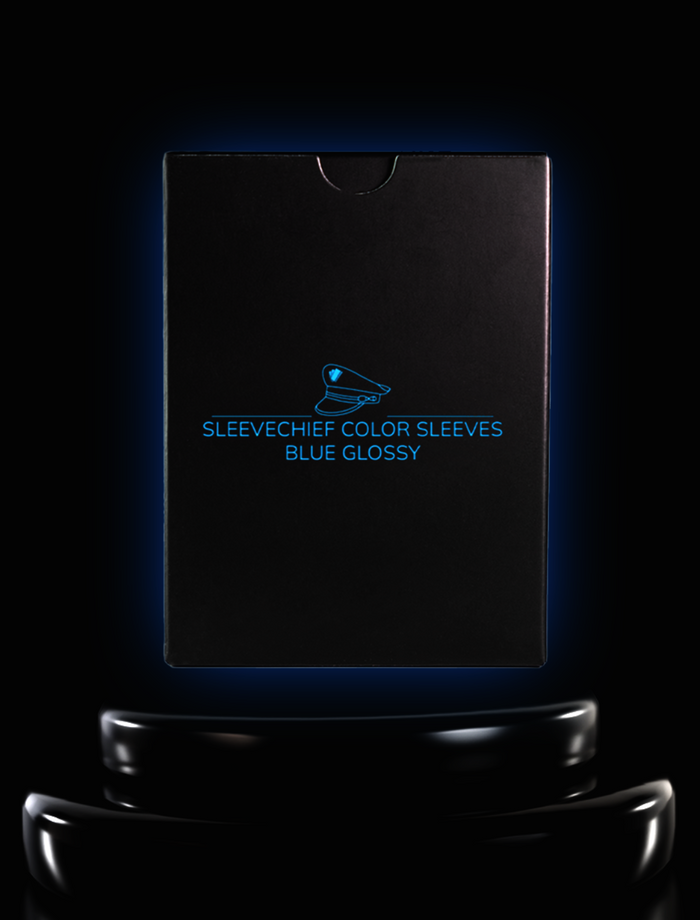 ELITE SERIES - Glossy Blue Color Sleeves (70PCS) - sleevechief