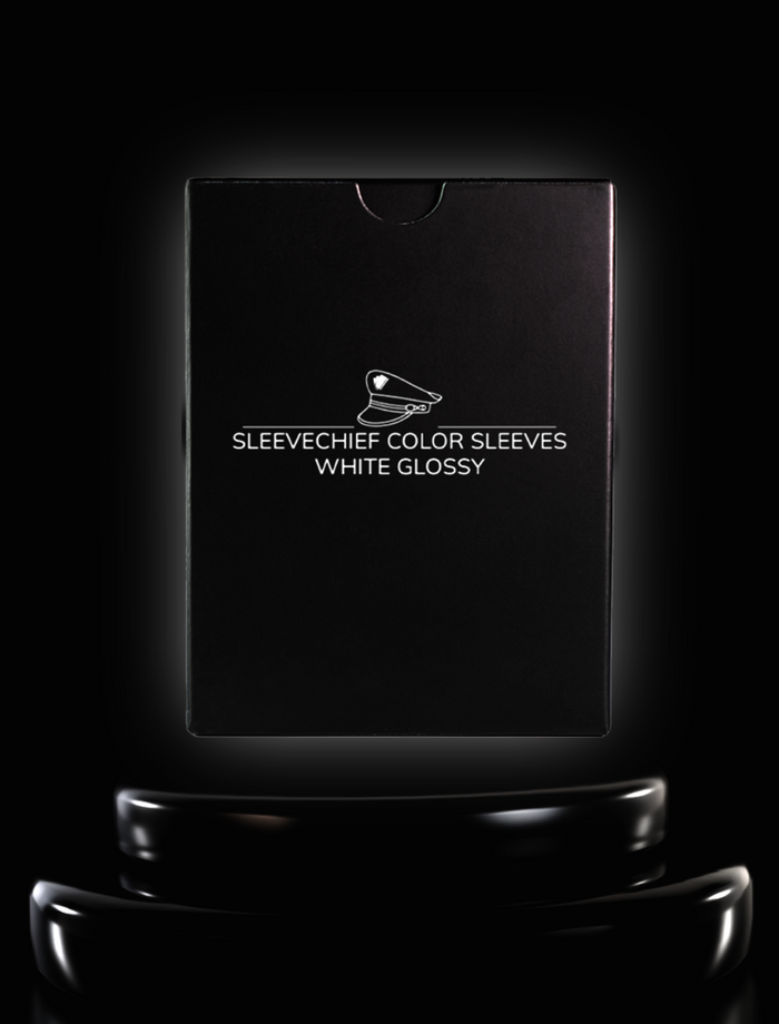 ELITE SERIES - Glossy White Color Sleeves (70PCS) - sleevechief