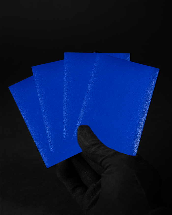 ELITE SERIES - Soft Matte Deep Blue Color Sleeves (100PCS) - sleevechief