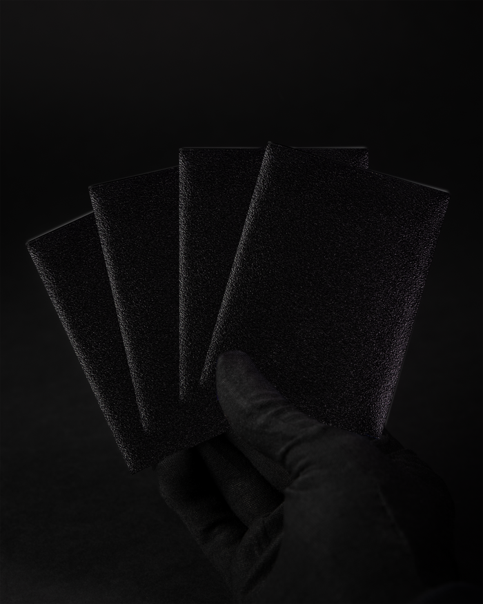ELITE SERIES - Soft Matte Eclipse Black Color Sleeves (100PCS) - sleevechief