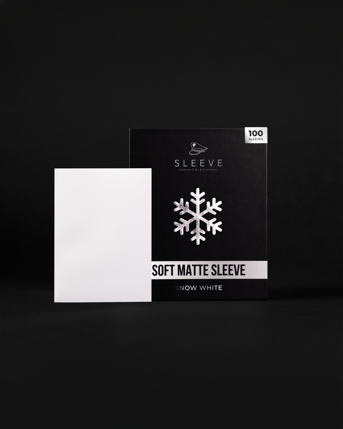 ELITE SERIES - Soft Matte Snow White Color Sleeves (100PCS) - sleevechief