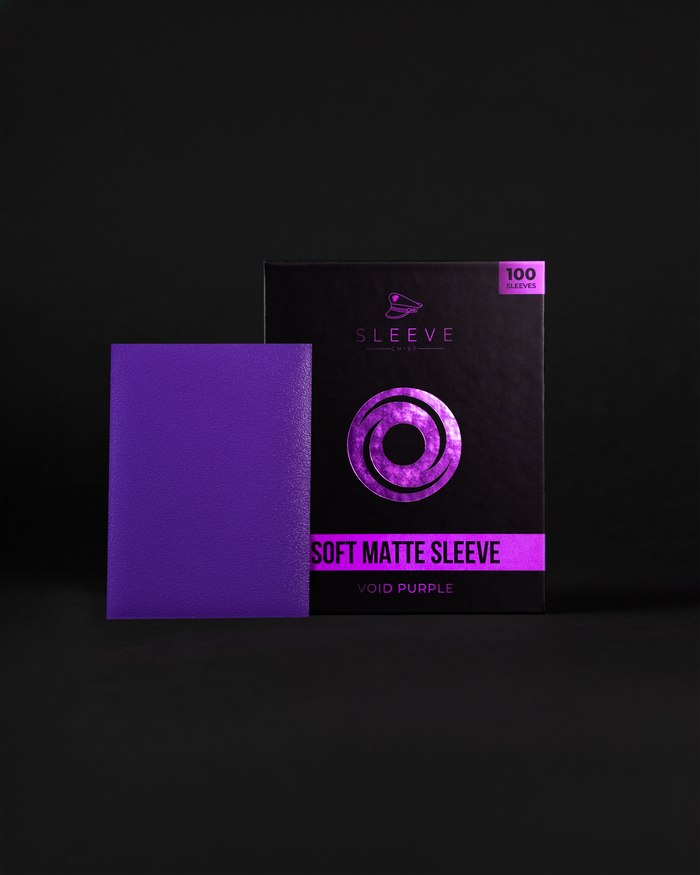 ELITE SERIES - Soft Matte Void Purple Color Sleeves (100PCS) - sleevechief