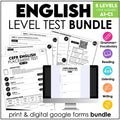 English Level Test Bundle – Print & Digital CEFR Diagnostic Assessment (ESL/ESOL) - Hot Chocolate Teachables