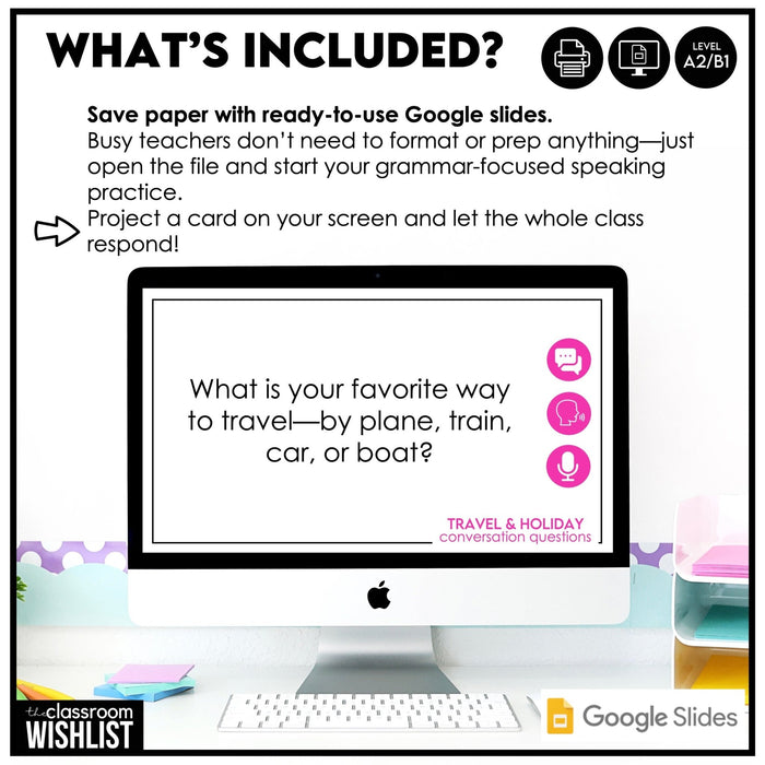 ESL Conversation Card Mega Bundle | Topic Based Questions for Teens & Adults - Hot Chocolate Teachables