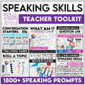 ESL Speaking Skills Starter Kit | English Games, Activities & Question Cards - Hot Chocolate Teachables
