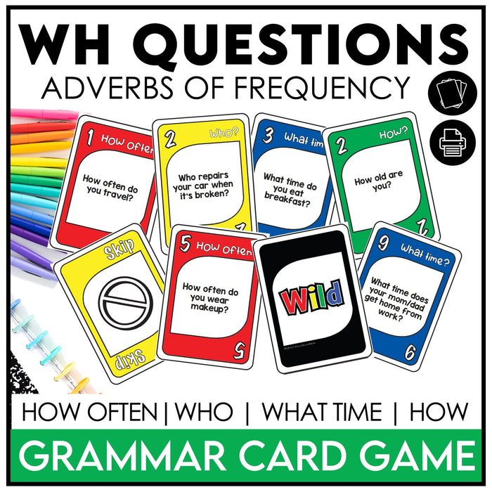 ESL Verb Tense Games BUNDLE | Present, Past, Irregular, Questions, Ice Breakers - Hot Chocolate Teachables