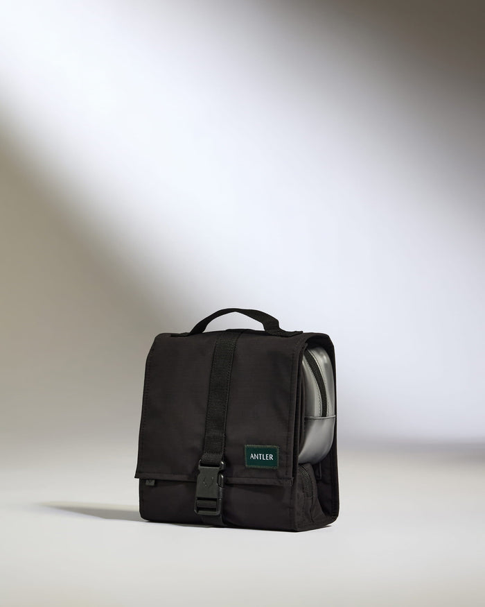 a black bag with a strap