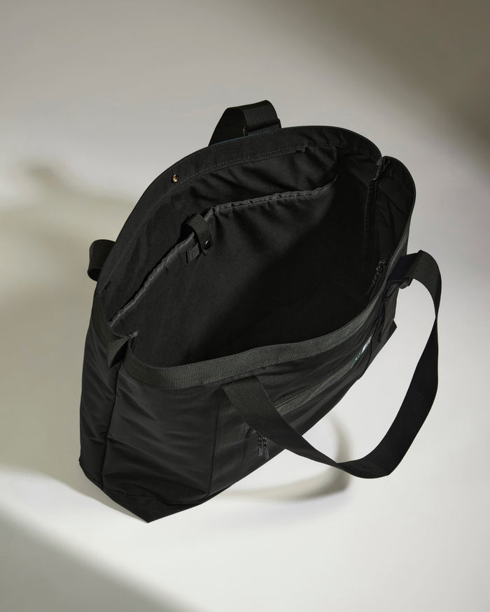 a black bag with a strap