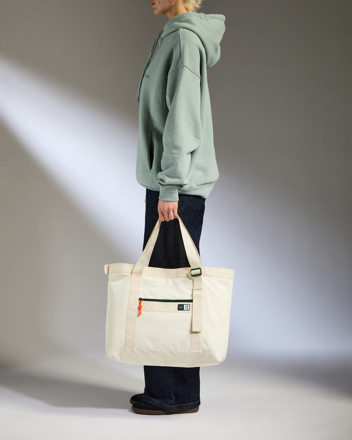 a person holding a bag