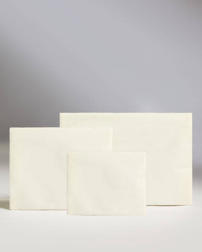 a group of white square objects