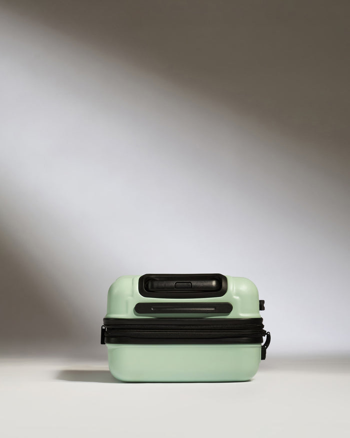 a close up of a suitcase