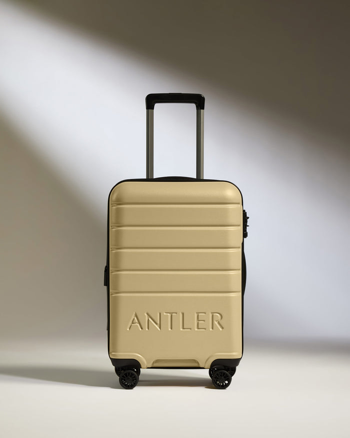 a suitcase with wheels and handle