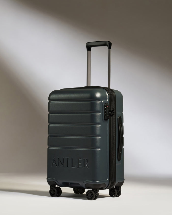a suitcase with wheels on it