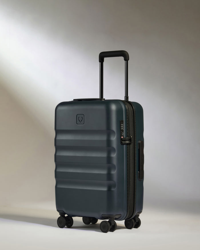 a suitcase with wheels on it