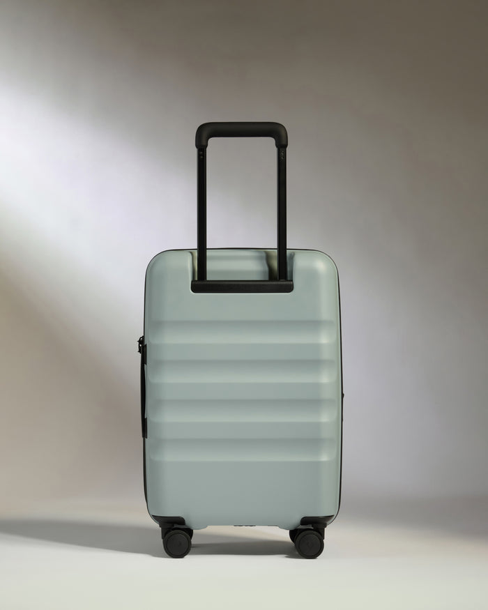 a suitcase with wheels on it