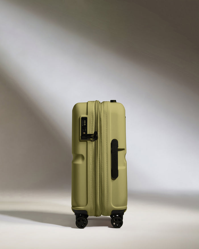 a close up of a suitcase