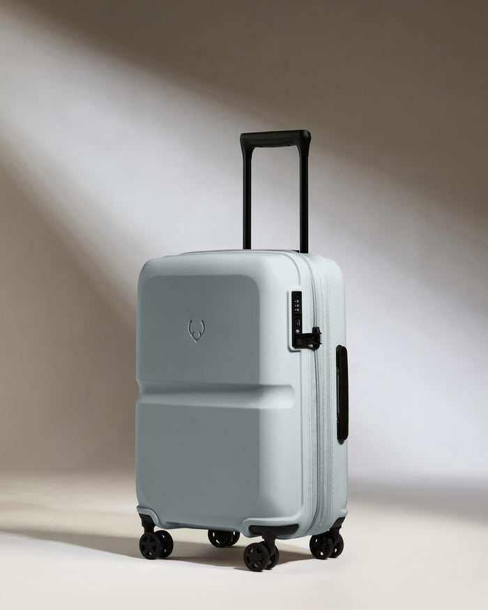 a suitcase with wheels and handle