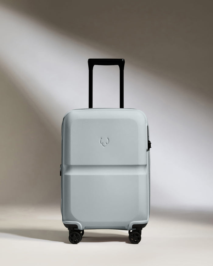 a suitcase with wheels and handle