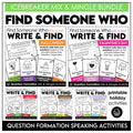 Find Someone Who - Holiday Icebreaker Bundle | Halloween, Christmas, Valentine's - Hot Chocolate Teachables