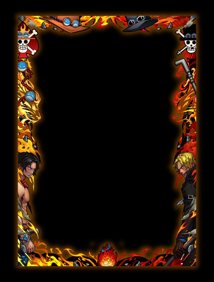 Fire Twins - Border Sleeves (70STK) - sleevechief