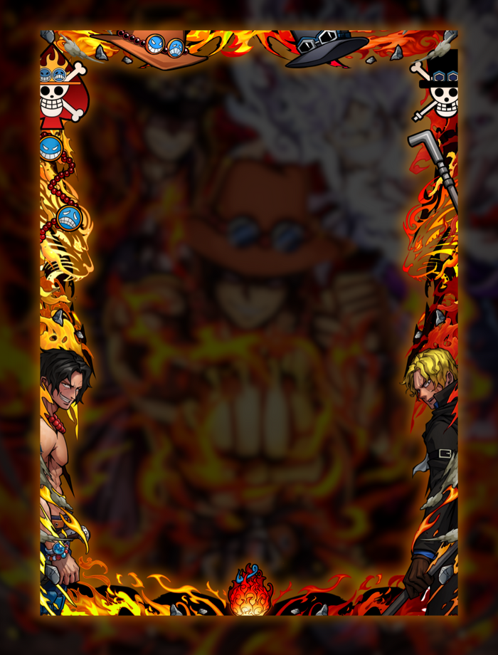 Fire Twins - Border Sleeves (70STK) - sleevechief