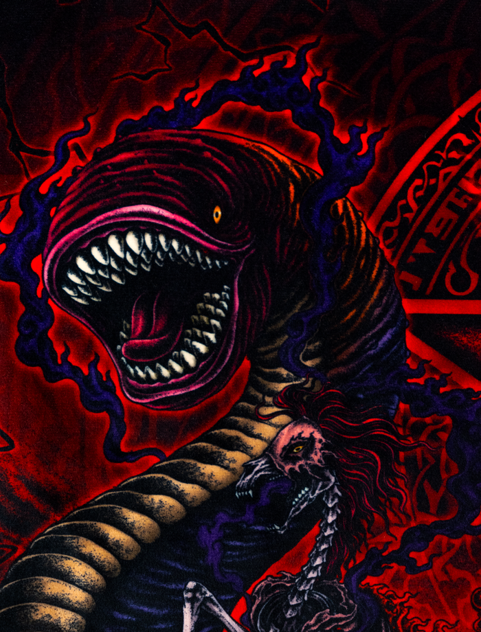 Five Dark Elders - 1-Player Cloth Playmat - sleevechief