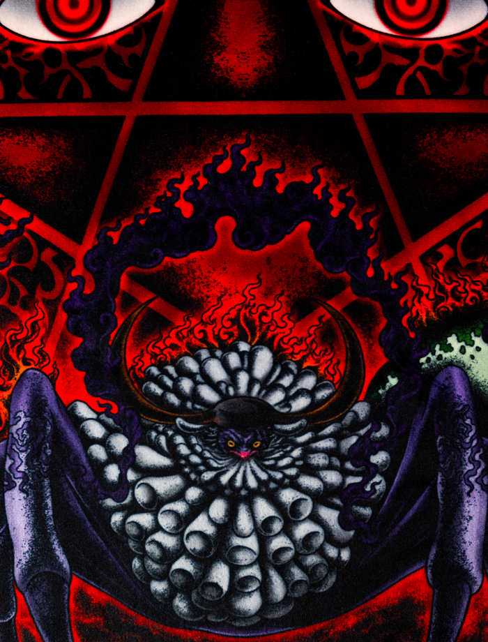 Five Dark Elders - 1-Player Cloth Playmat - sleevechief