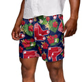 FOCO MLB Boston Red Sox Floral Swimming Trunks - Mens