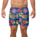 FOCO MLB Chicago Cubs Floral Swimming Trunks - Mens