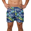 FOCO MLB Kansas City Royals Floral Swimming Trunks - Mens