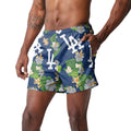 FOCO MLB Los Angeles Dodgers Floral Swimming Trunks - Mens