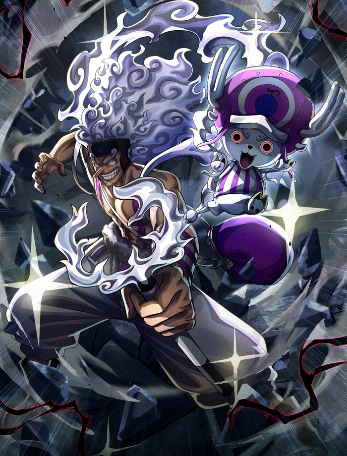 Gear 5 Crew - Vers. 4 Holo Sleeves (70 PCS) - sleevechief