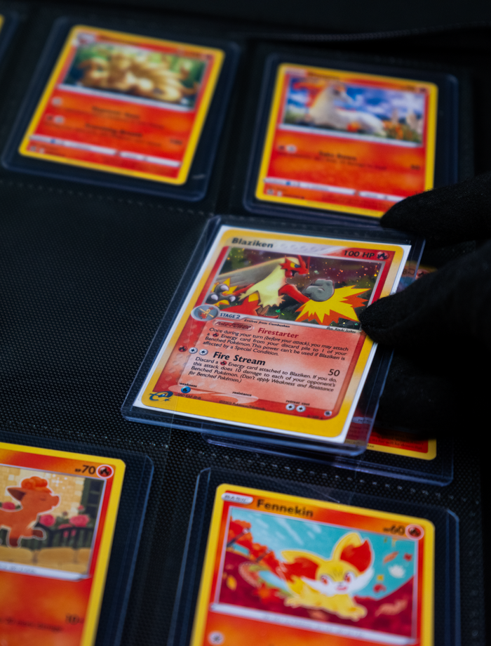 Gen 3 Blaze Kick - Toploader Trading Card Binder - sleevechief