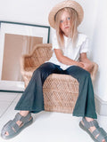 Girls Black Flares