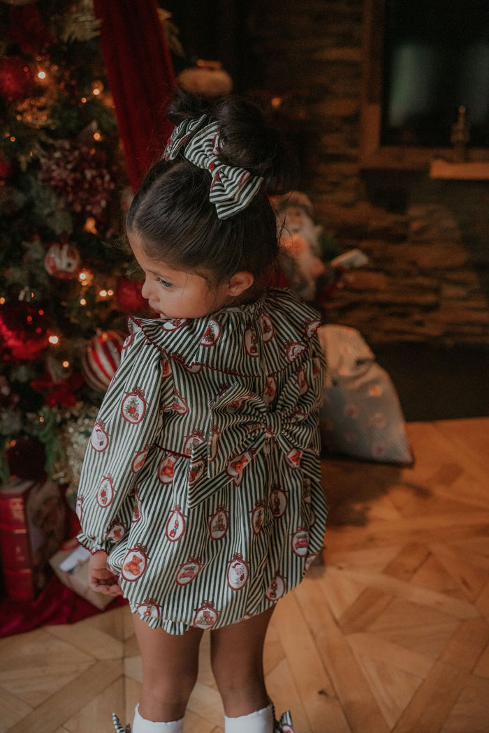 Girls Emerald Vintage Noelle Corduroy Romper