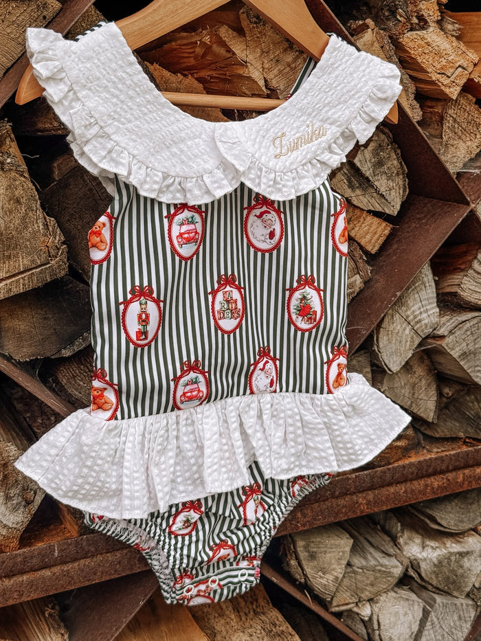 Girls Emerald Vintage Noelle Swimsuit