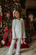 Girls Ivory Luxe Pyjamas