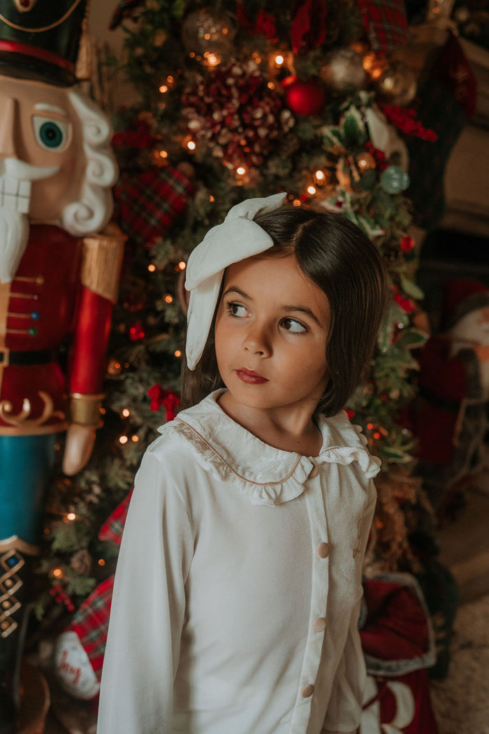 Girls Ivory Luxe Pyjamas