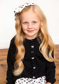 Girls Large Polka Dot Chic Hairbow