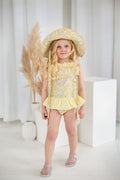 Girls Lemon Ditsy Swimsuit