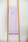 Girls Lilac French Toile Extra Large Blanket
