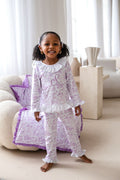 Girls Lilac Toile Pyjamas