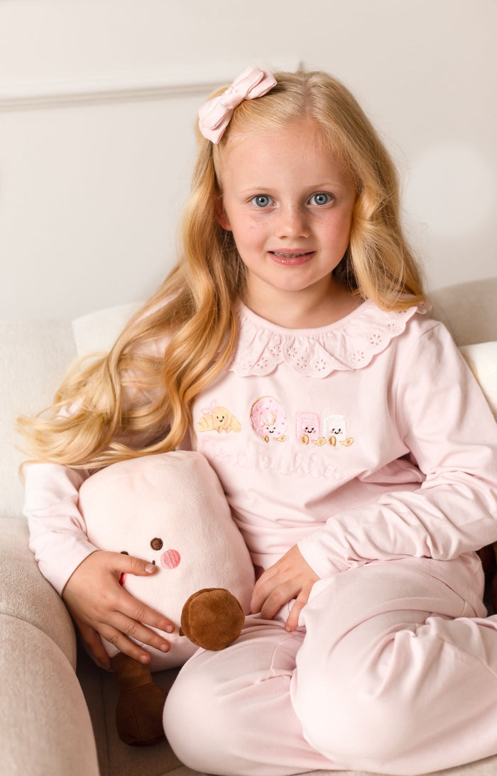 Girls Personalised Patisserie Pals Frill Pyjamas