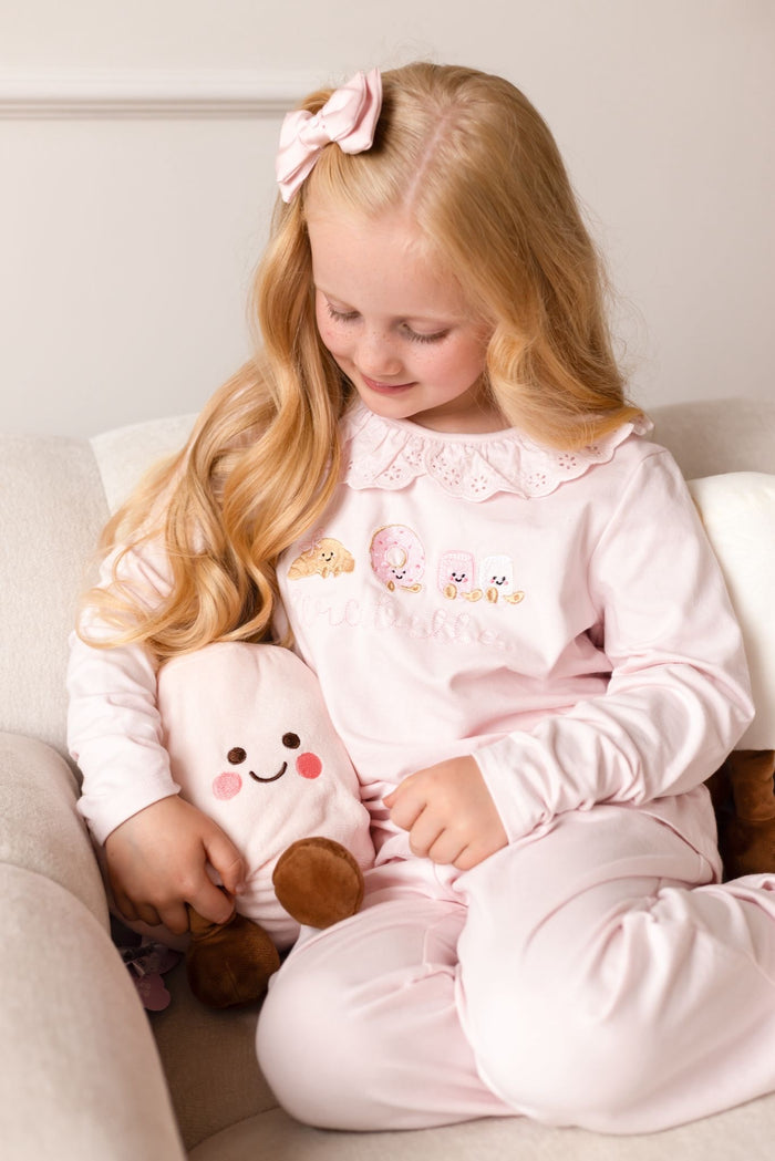Girls Personalised Patisserie Pals Frill Pyjamas
