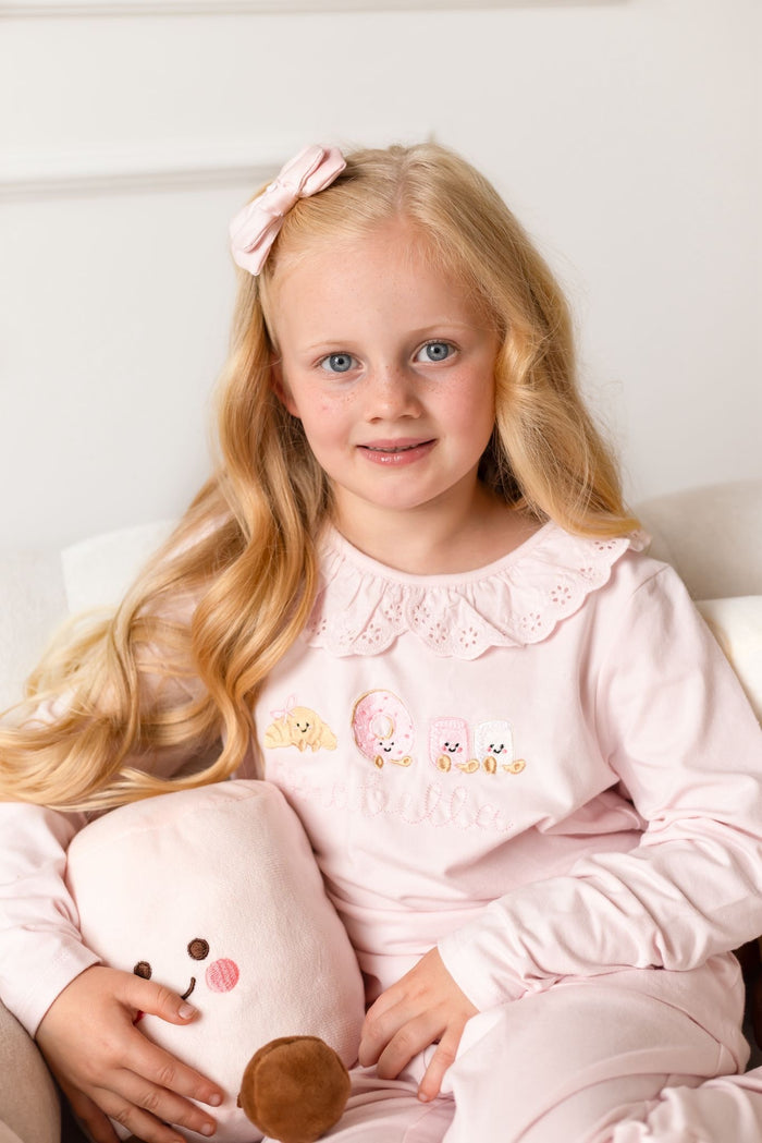 Girls Personalised Patisserie Pals Frill Pyjamas