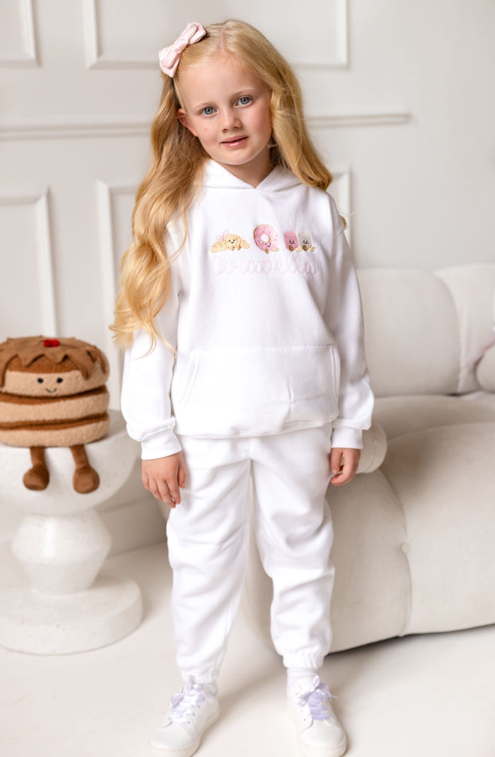 Girls Personalised Patisserie Pals Hooded Tracksuit