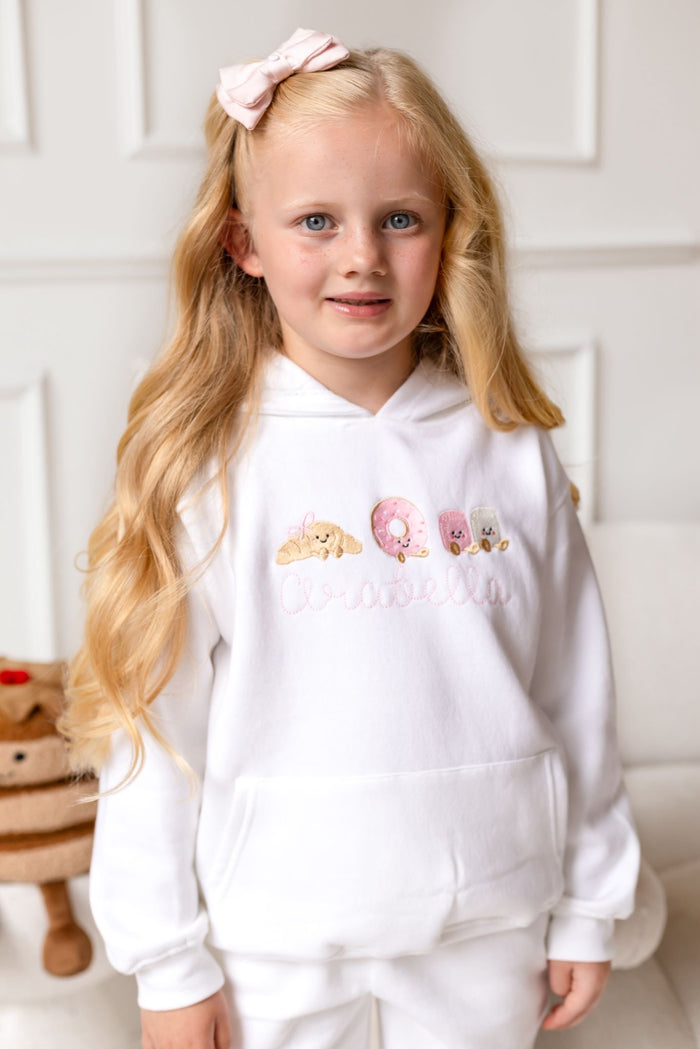 Girls Personalised Patisserie Pals Hooded Tracksuit