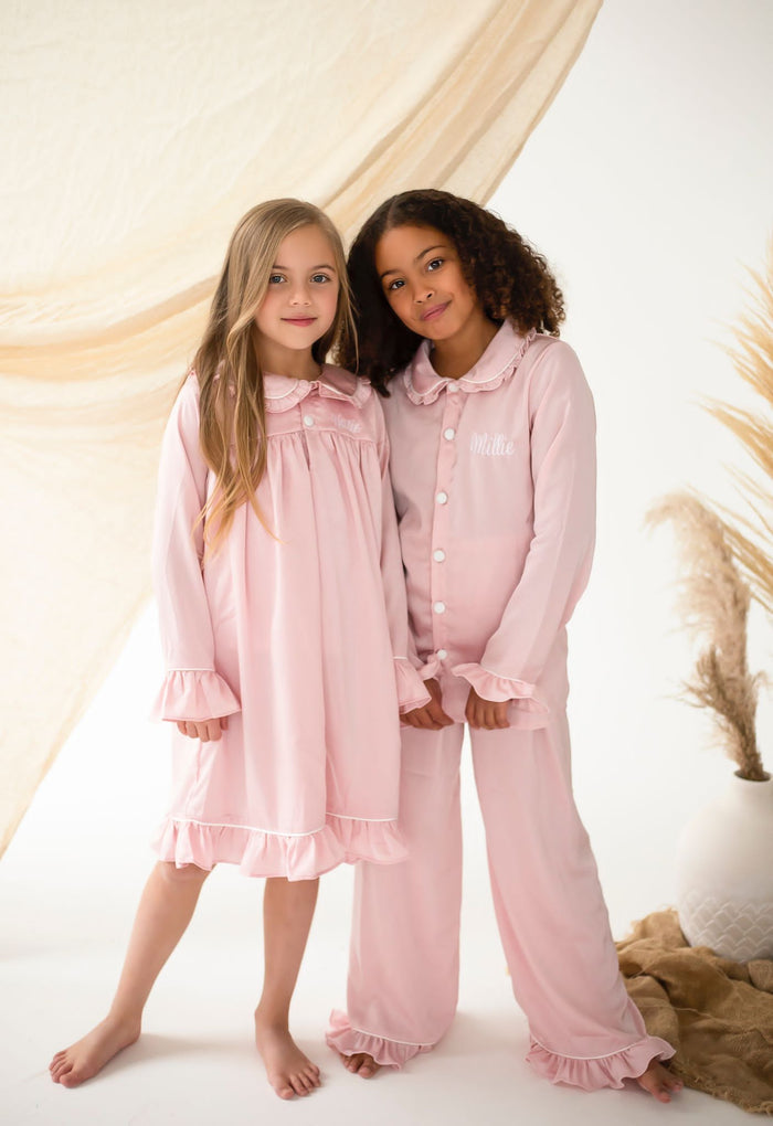 Girls Personalised Pearl Pyjamas